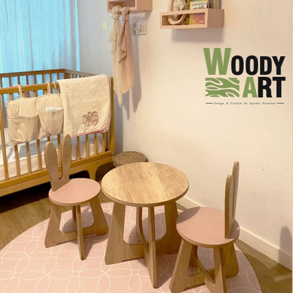 Table bureau + 2 chaises /طاولة المكتب و 2 كراسي DESIGN LAPIN