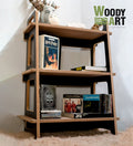 Étagère de Rangement Multi-Niveaux – Design Moderne Bois & Noir