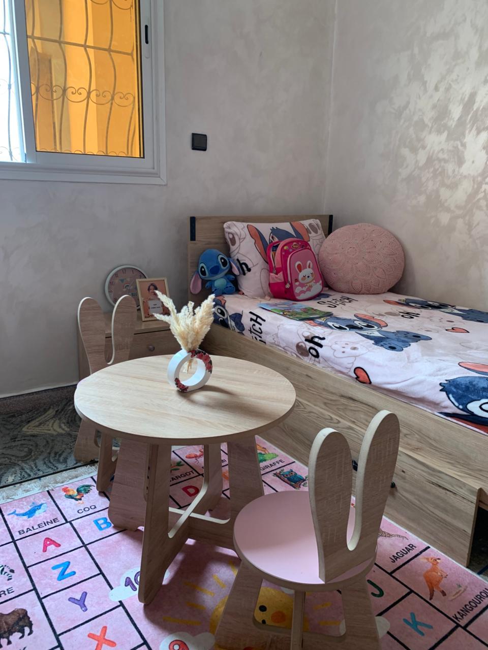 Table bureau + 2 chaises /طاولة المكتب و 2 كراسي DESIGN LAPIN