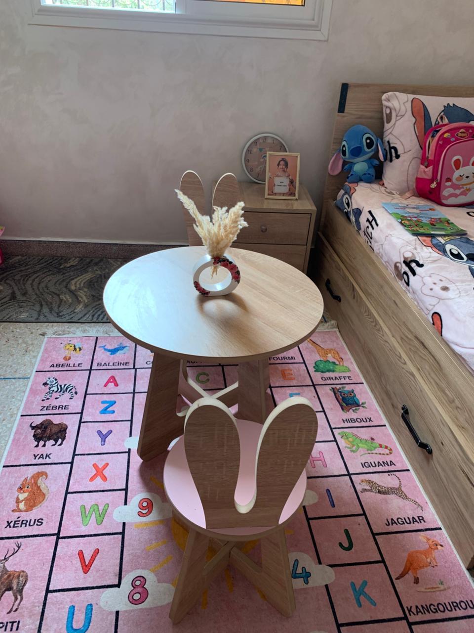 Table bureau + 2 chaises /طاولة المكتب و 2 كراسي DESIGN LAPIN